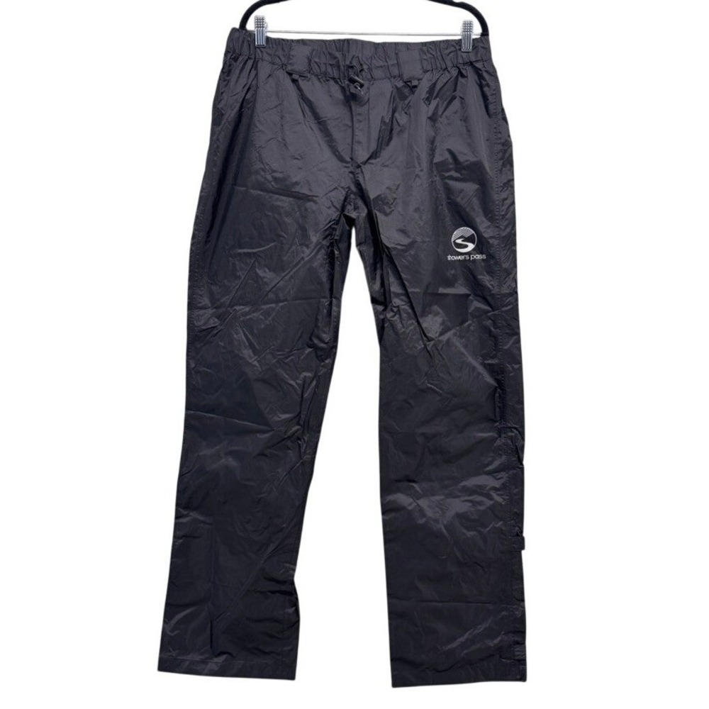 Showers Pass Transit Waterproof Cycling Pants Mens XL Black Ripstop Rain Gear